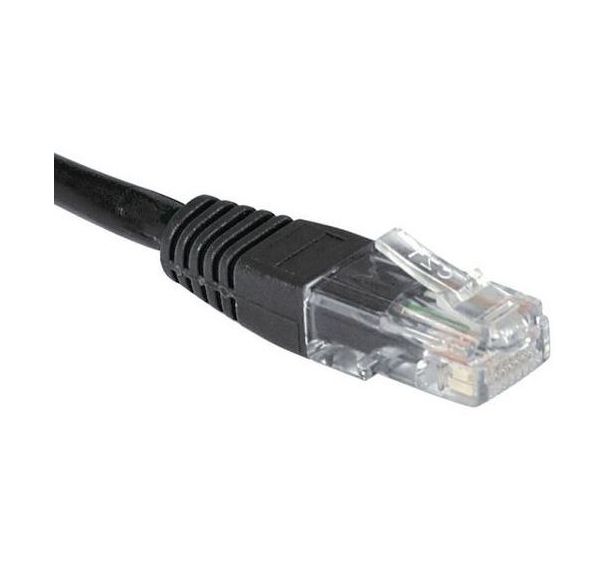 Cordon RJ45 Budget catégorie 6 U/UTP noir - 1 m