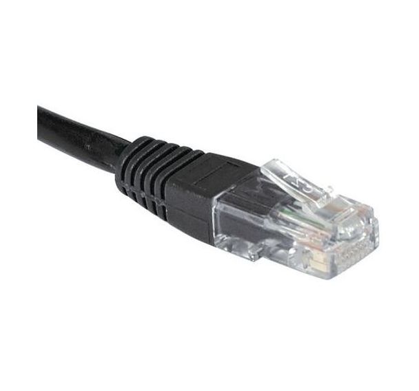 Cordon RJ45 Budget catégorie 6 U/UTP noir - 3 m