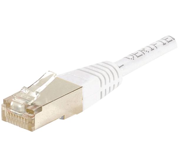 Cordon RJ45 CAT 6 F/UTP blanc