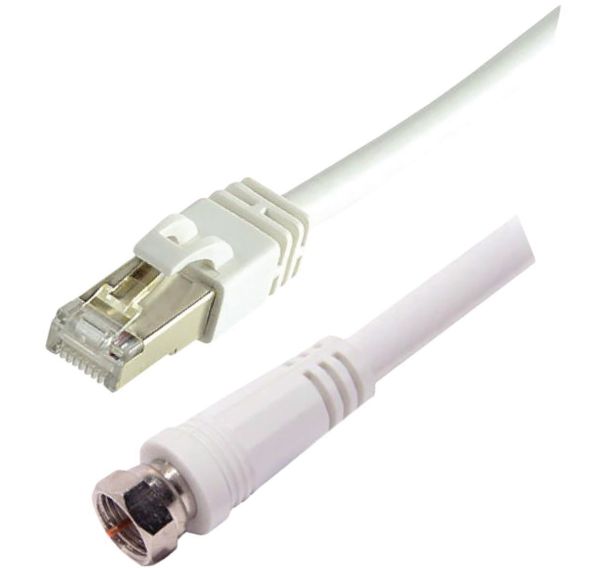Câble RJ45 Mâle / Prise ''F'' Mâle - Erard