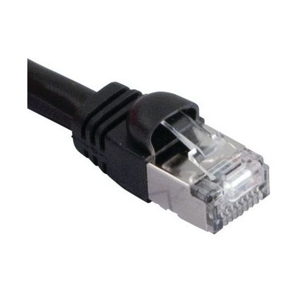 Cordon RJ45 VoIP catégorie 6 S/FTP snagless noir - 10 m