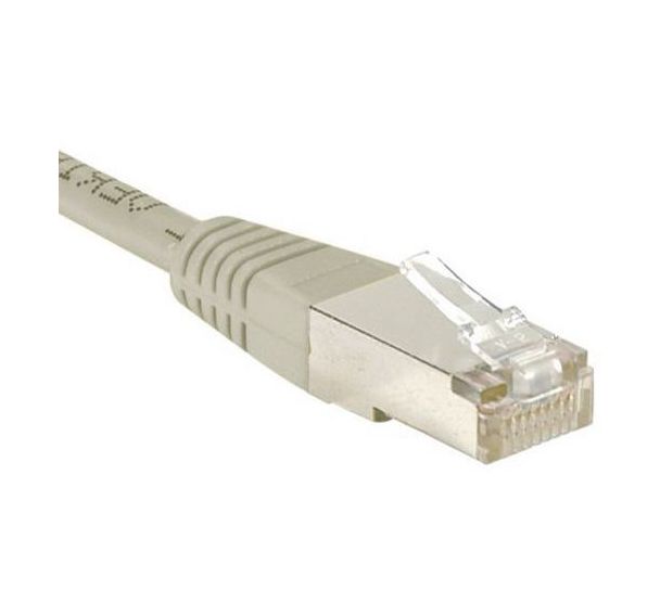Cordon RJ45 budget catégorie 5e F/UTP gris - 0,5 m