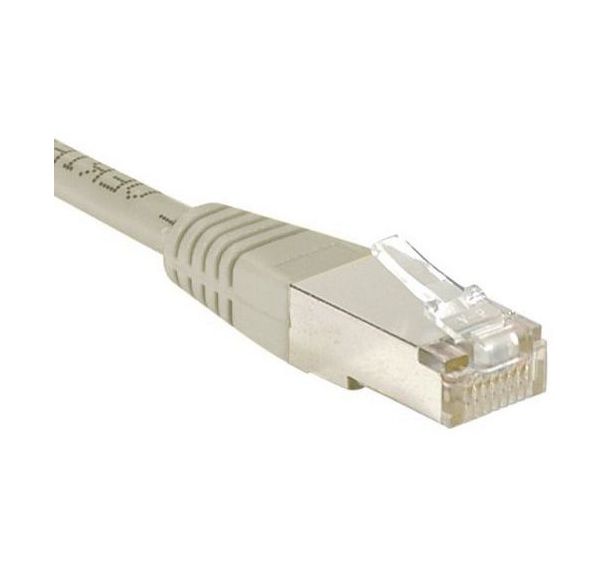Cordon RJ45 budget catégorie 5e F/UTP gris - 10 m