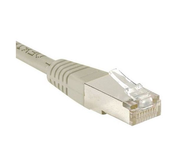 Cordon RJ45 budget catégorie 5e F/UTP gris - 3 m