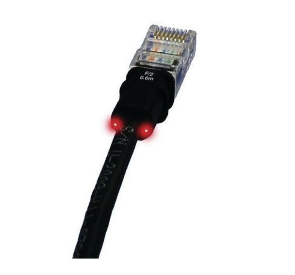 Cordon RJ45 catégorie 5e F/UTP LSOH noir - 1,2 m