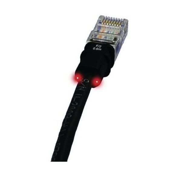 Cordon RJ45 catégorie 5e F/UTP LSOH noir - 1,5 m