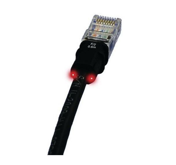 Cordon RJ45 catégorie 5e F/UTP LSOH noir - 2,1 m