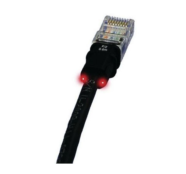 Cordon RJ45 catégorie 5e F/UTP LSOH noir - 4,9 m