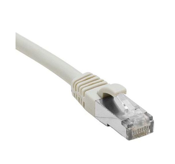 Cordon RJ45 catégorie 5e F/UTP snagless gris - 0,15 m
