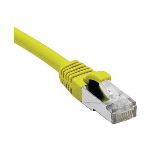 Cordon RJ45 catégorie 5e F/UTP snagless jaune - 3 m