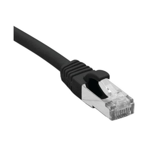 Cordon RJ45 catégorie 5e F/UTP snagless noir - 0,5 m