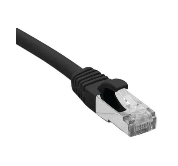 Cordon RJ45 catégorie 5e F/UTP snagless noir - 1 m
