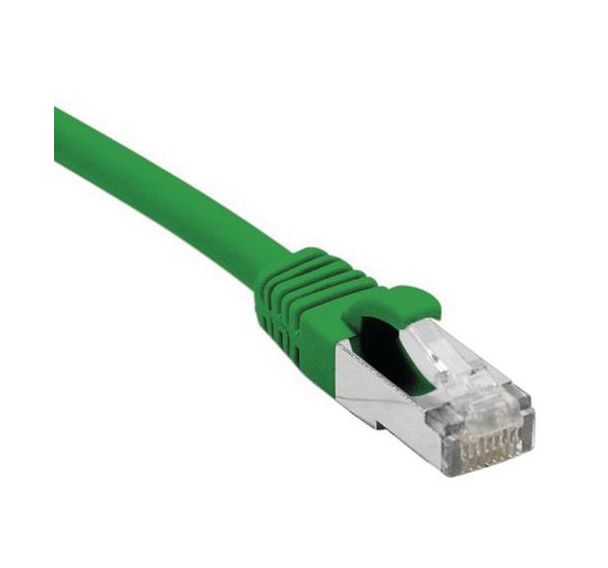 Cordon RJ45 catégorie 5e F/UTP snagless vert - 3 m