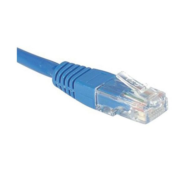 Cordon RJ45 catégorie 5e U/UTP bleu - 1,5 m