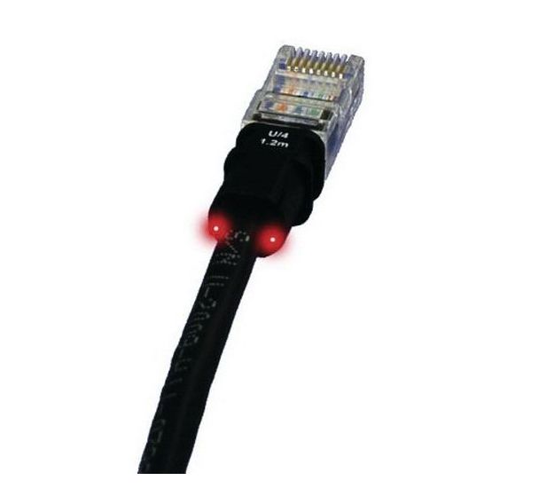 Cordon RJ45 catégorie 5e U/UTP noir - 1,5 m