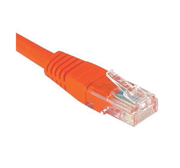 Cordon RJ45 catégorie 5e U/UTP rouge - 1,5 m