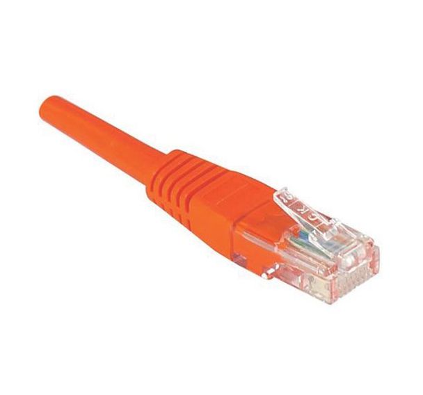 Cordon RJ45 catégorie 5e U/UTP rouge - 3 m