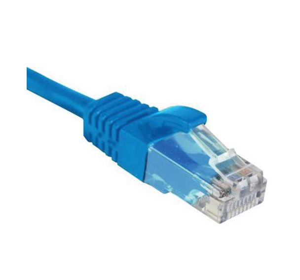 Cordon RJ45 catégorie 5e U/UTP snagless bleu - 10 m