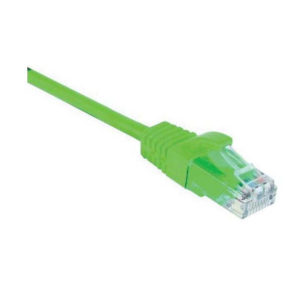Cordon RJ45 catégorie 5e U/UTP snagless vert - 20 m