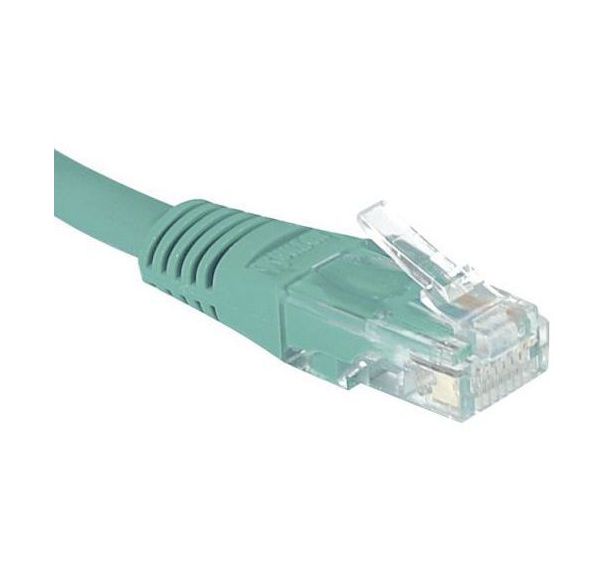Cordon RJ45 catégorie 5e U/UTP vert - 0,3 m