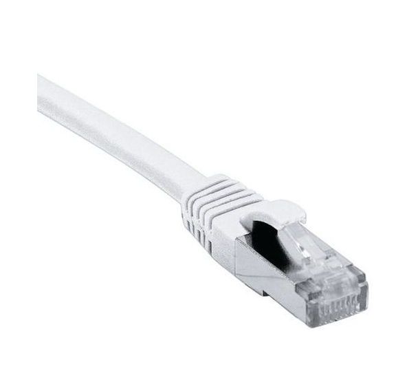 Cordon RJ45 catégorie 6A F/UTP LSOH snagless blanc - 20 m