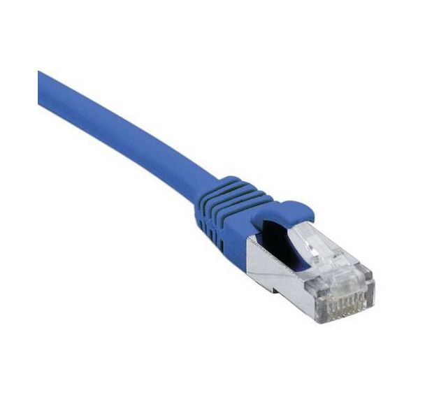 Cordon RJ45 catégorie 6A F/UTP LSOH snagless bleu - 20 m