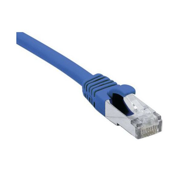 Cordon RJ45 catégorie 6A F/UTP LSOH snagless bleu - 3 m