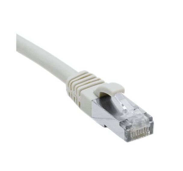 Cordon RJ45 catégorie 6A F/UTP LSOH snagless gris - 0,3 m