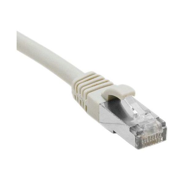 Cordon RJ45 catégorie 6A F/UTP LSOH snagless gris - 0,15 m