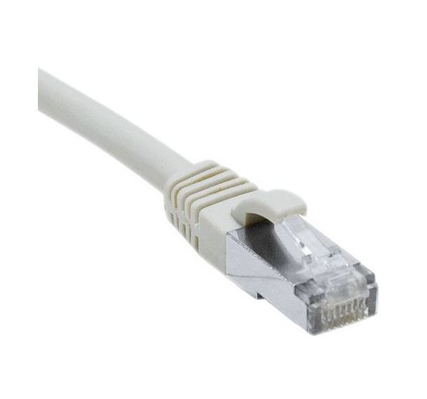 Cordon RJ45 catégorie 6A F/UTP LSOH snagless gris - 25 m