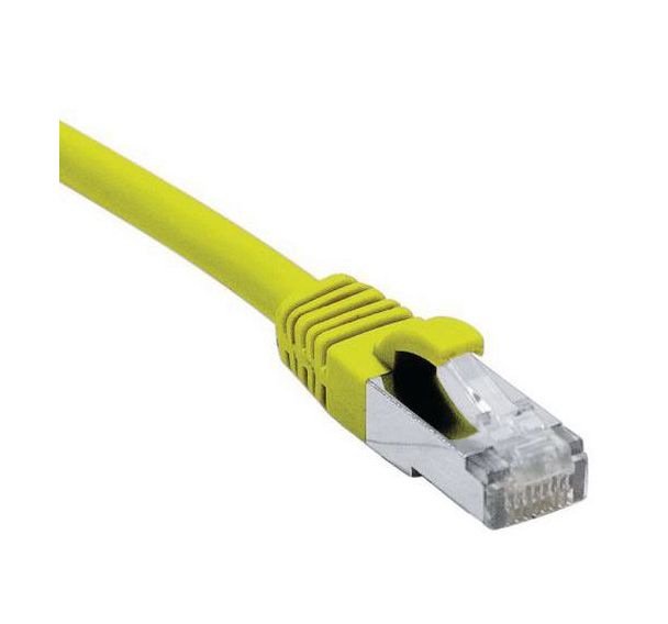 Cordon RJ45 catégorie 6A F/UTP LSOH snagless jaune - 5 m
