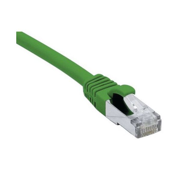 Cordon RJ45 catégorie 6A F/UTP LSOH snagless vert - 5 m