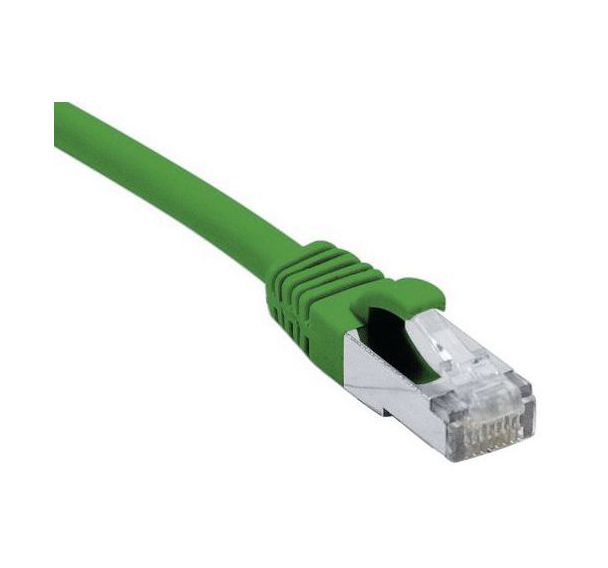 Cordon RJ45 catégorie 6A F/UTP LSOH snagless vert - 7,5 m
