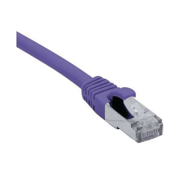 Cordon RJ45 catégorie 6A F/UTP LSOH snagless violet - 0,3 m