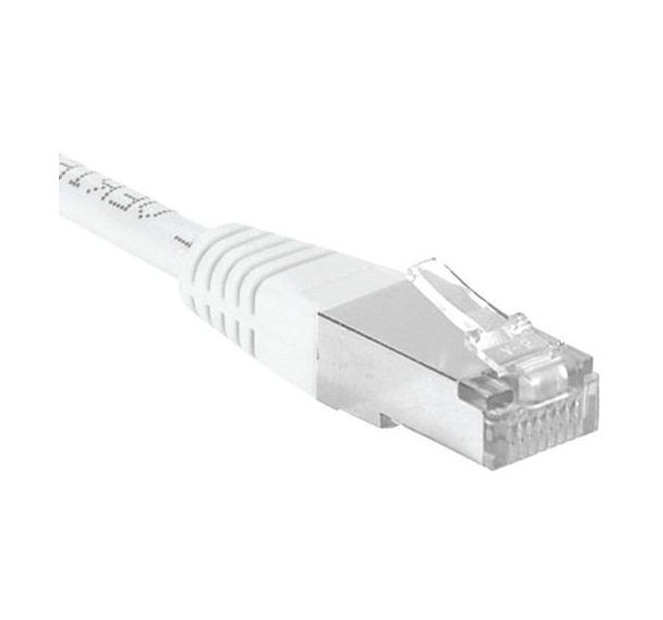 Cordon RJ45 catégorie 6A F/UTP blanc - 1,5 m