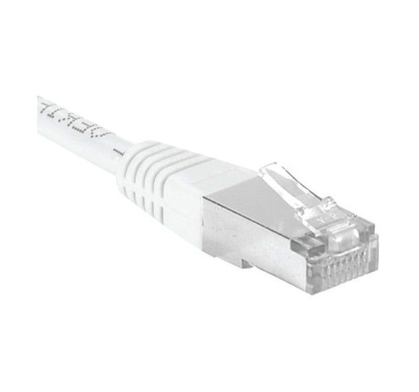 Cordon RJ45 catégorie 6A F/UTP blanc - 3 m