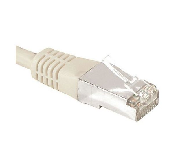 Cordon RJ45 catégorie 6A F/UTP gris - 3 m