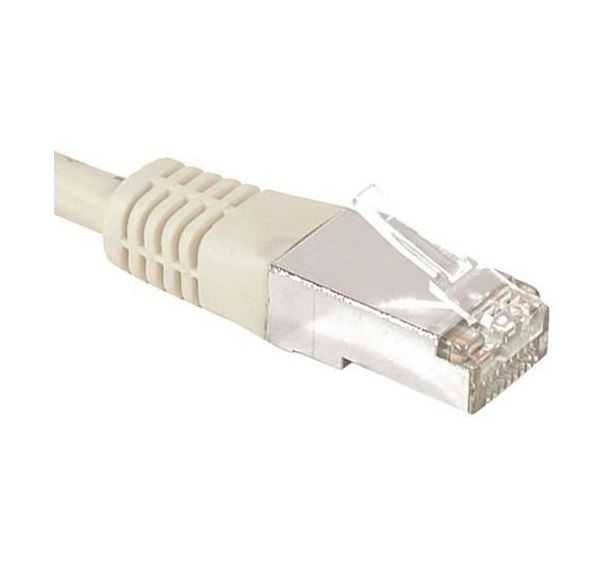 Cordon RJ45 catégorie 6A F/UTP gris - 5 m