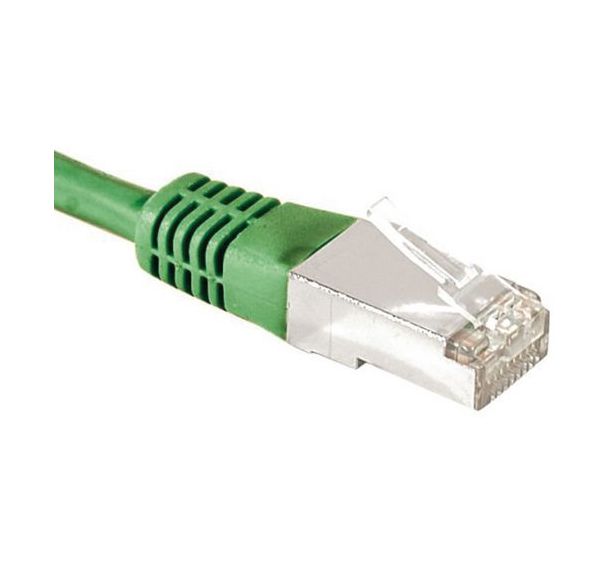 Cordon RJ45 catégorie 6A F/UTP vert - 3 m