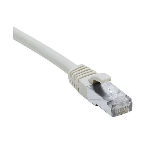 Cordon RJ45 catégorie 6A S/FTP LSOH snagless gris - 10 m