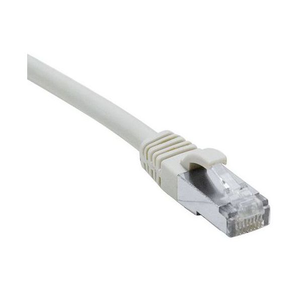 Cordon RJ45 catégorie 6A S/FTP LSOH snagless gris - 1 m