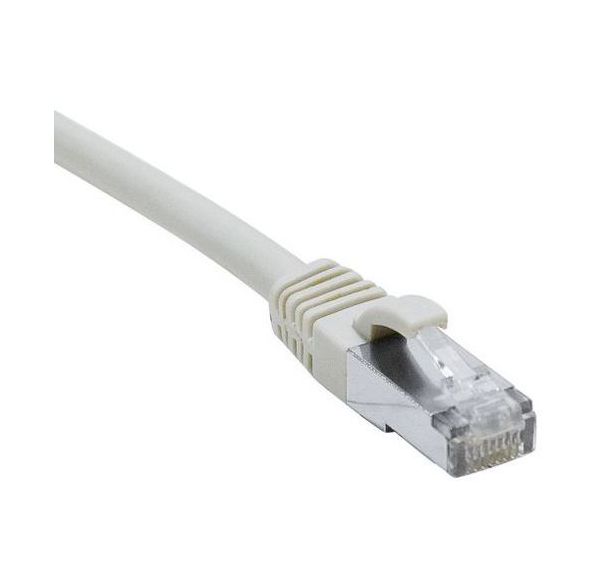 Cordon RJ45 catégorie 6A S/FTP LSOH snagless gris - 20 m