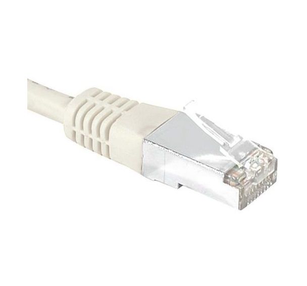 Cordon RJ45 catégorie 6A S/FTP gris - 20 m