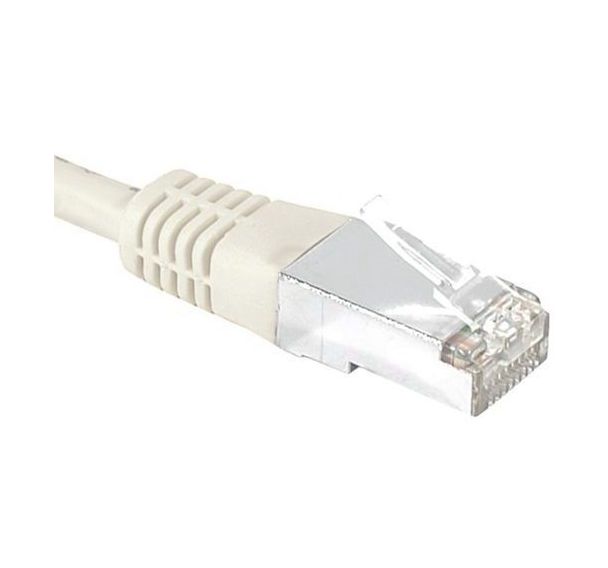 Cordon RJ45 catégorie 6A S/FTP gris - 2 m
