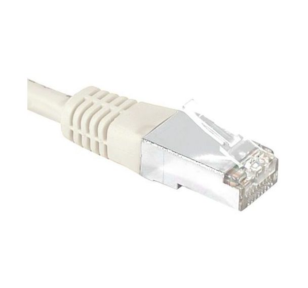 Cordon RJ45 catégorie 6A S/FTP gris - 5 m