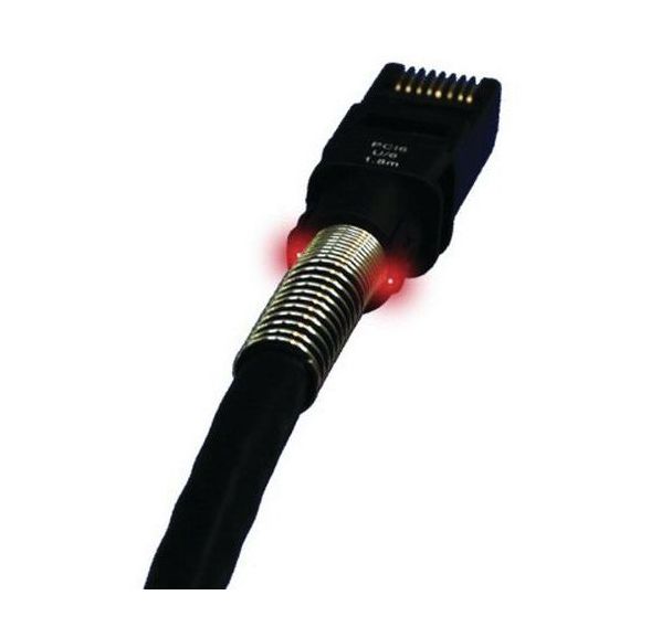 Cordon RJ45 catégorie 6A U/FTP LSOH noir - 2,7 m