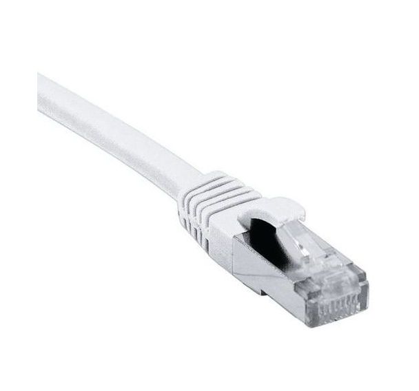 Cordon RJ45 catégorie 6 F/UTP LSOH snagless blanc - 5 m