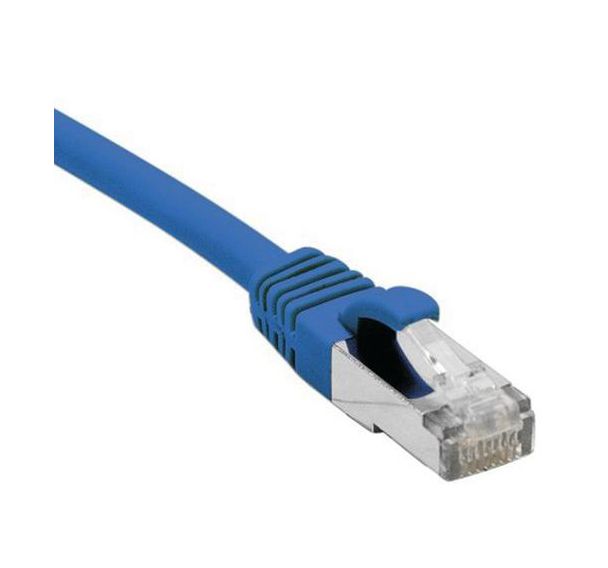 Cordon RJ45 catégorie 6 F/UTP LSOH snagless bleu - 10 m