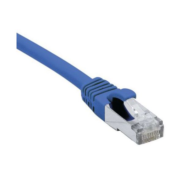 Cordon RJ45 catégorie 6 F/UTP LSOH snagless bleu - 25 m