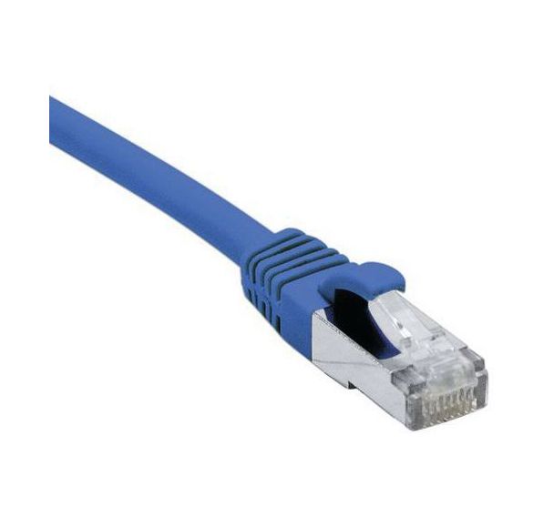 Cordon RJ45 catégorie 6 F/UTP LSOH snagless bleu - 30 m